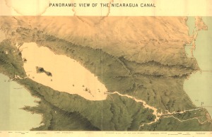 Old Map Canal Nicaragua