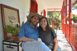With Juan Pablo Echeverri, Hacienda Venecia, Colombia